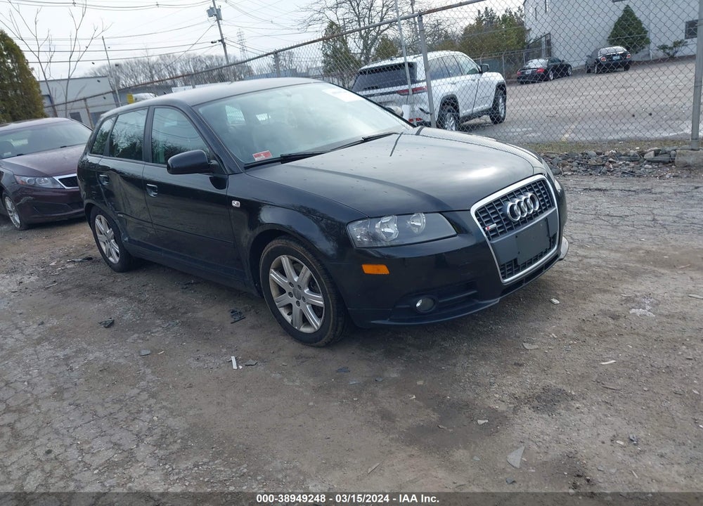 2007 AUDI A3 2.0T VIN: WAUHF78P97A009373