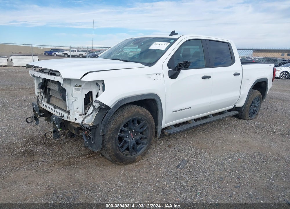 2023 GMC SIERRA 1500 4WD SHORT BOX PRO VIN: 1GTUUAED2PZ250966