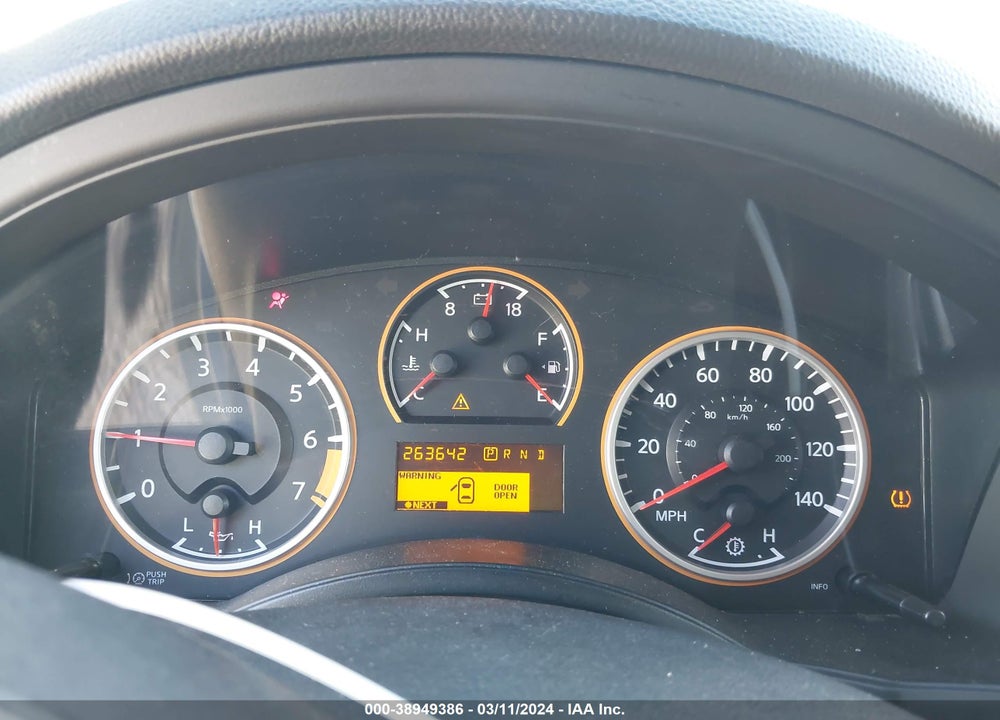 2009 NISSAN ARMADA SE VIN: 5N1AA08D59N603725
