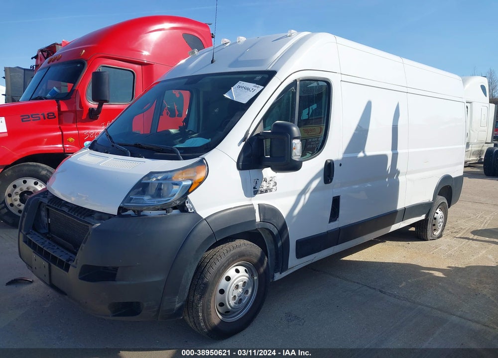 2020 RAM PROMASTER 2500 HIGH ROOF 159 WB VIN: 3C6TRVDG9LE101385