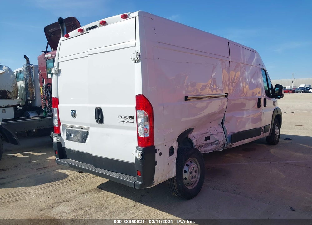 2020 RAM PROMASTER 2500 HIGH ROOF 159 WB VIN: 3C6TRVDG9LE101385