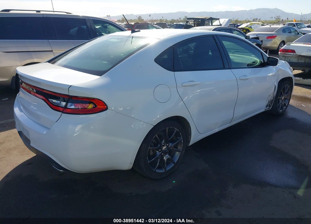 2015 DODGE DART SXT VIN: 1C3CDFBB9FD363907