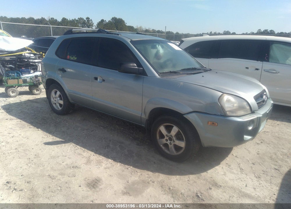 2007 HYUNDAI TUCSON GLS VIN: KM8JM12B07U649874