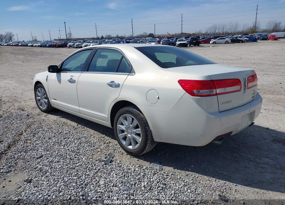 2012 LINCOLN MKZ HYBRID VIN: 3LNDL2L34CR824836