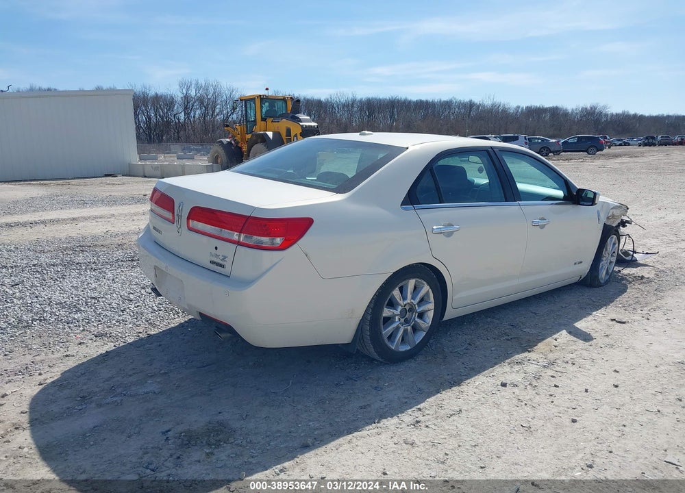 2012 LINCOLN MKZ HYBRID VIN: 3LNDL2L34CR824836