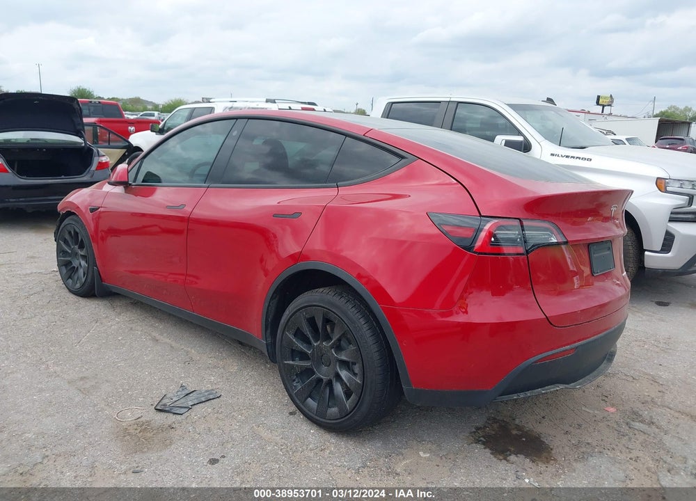 2021 TESLA MODEL Y LONG RANGE DUAL MOTOR ALL-WHEEL DRIVE VIN: 5YJYGDEE1MF118351