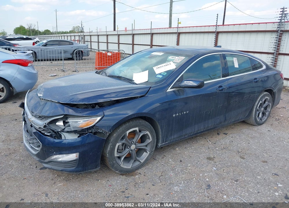 2021 CHEVROLET MALIBU FWD LT VIN: 1G1ZD5ST8MF022324