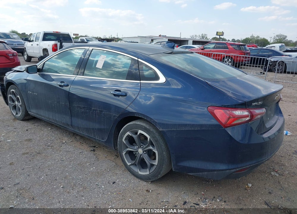 2021 CHEVROLET MALIBU FWD LT VIN: 1G1ZD5ST8MF022324