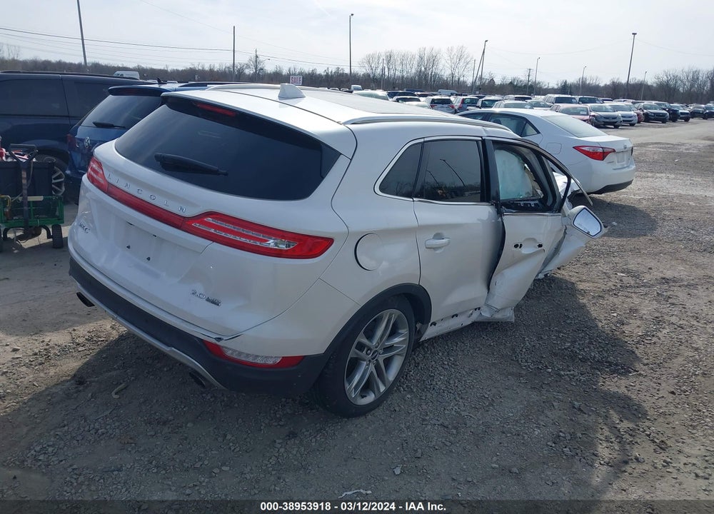 2016 LINCOLN MKC RESERVE VIN: 5LMCJ3D95GUJ11675