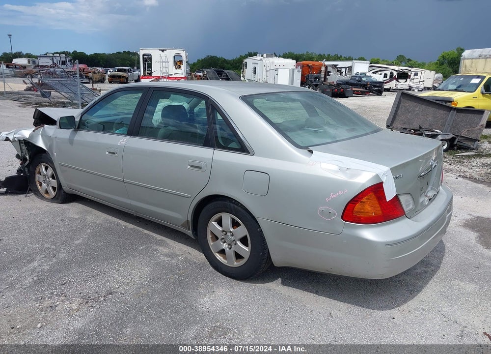 2000 TOYOTA AVALON XL VIN: 4T1BF28B9YU030235