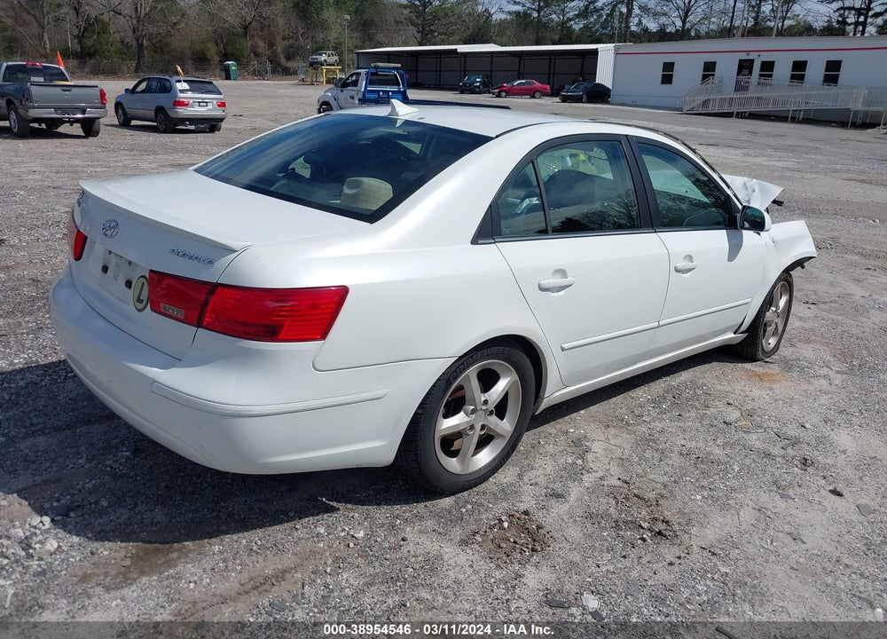 2009 HYUNDAI SONATA SE VIN: 5NPEU46C99H490053