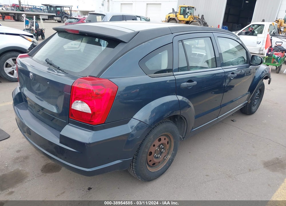 2008 DODGE CALIBER SE VIN: 1B3HB28B58D651337