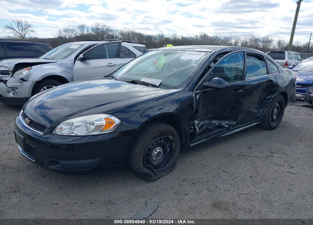 2016 CHEVROLET IMPALA LIMITED POLICE VIN: 2G1WD5E35G1102836