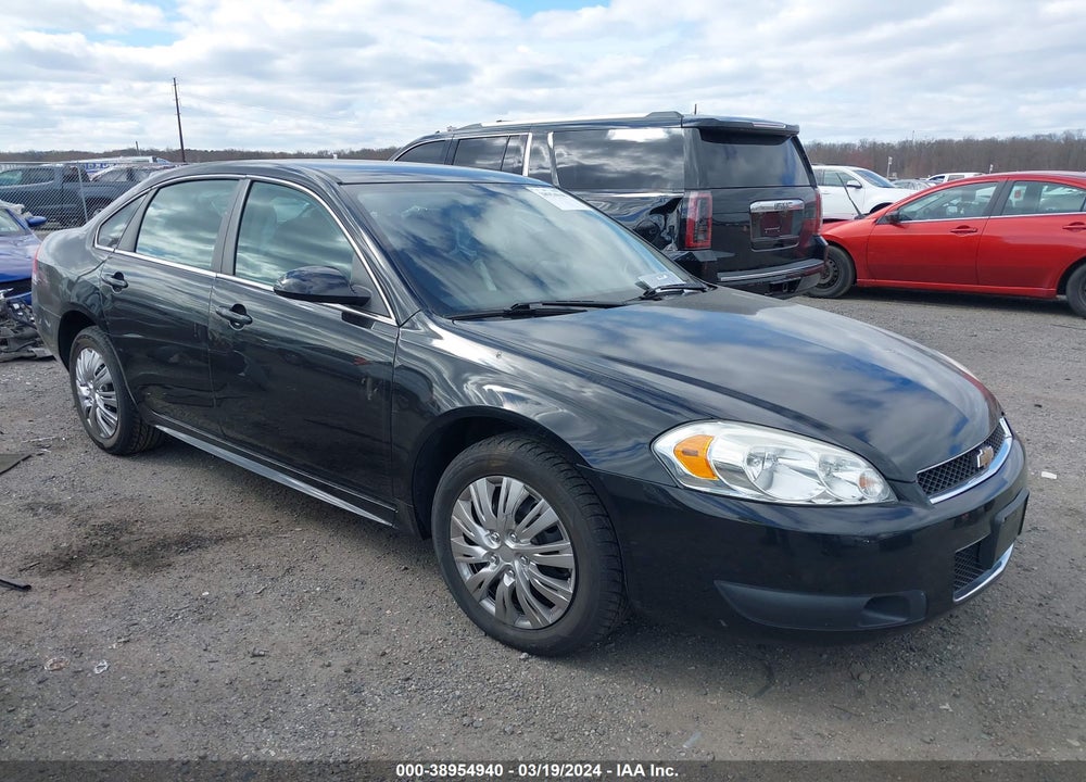 2016 CHEVROLET IMPALA LIMITED POLICE VIN: 2G1WD5E35G1102836