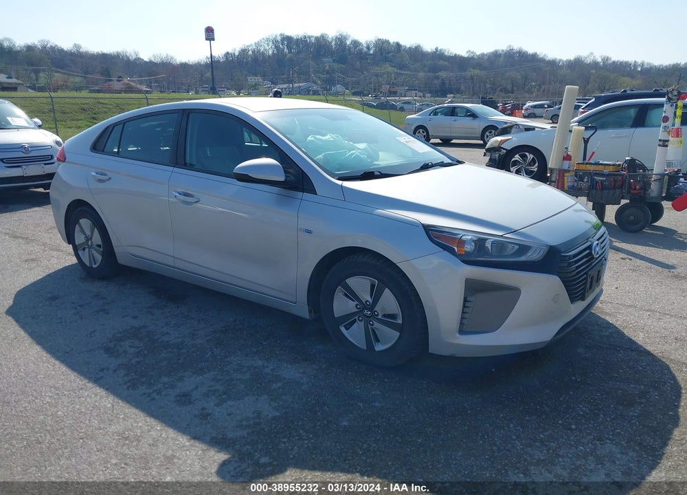 2017 HYUNDAI IONIQ HYBRID BLUE VIN: KMHC65LC2HU057492