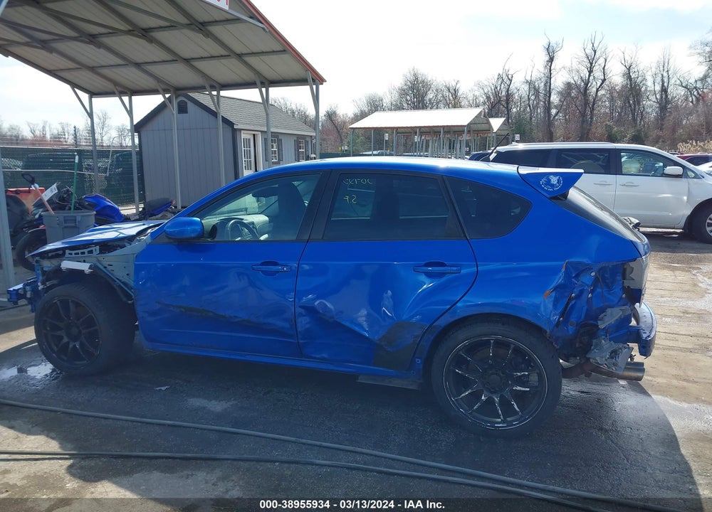 2013 SUBARU IMPREZA WRX VIN: JF1GR7E63DG873769