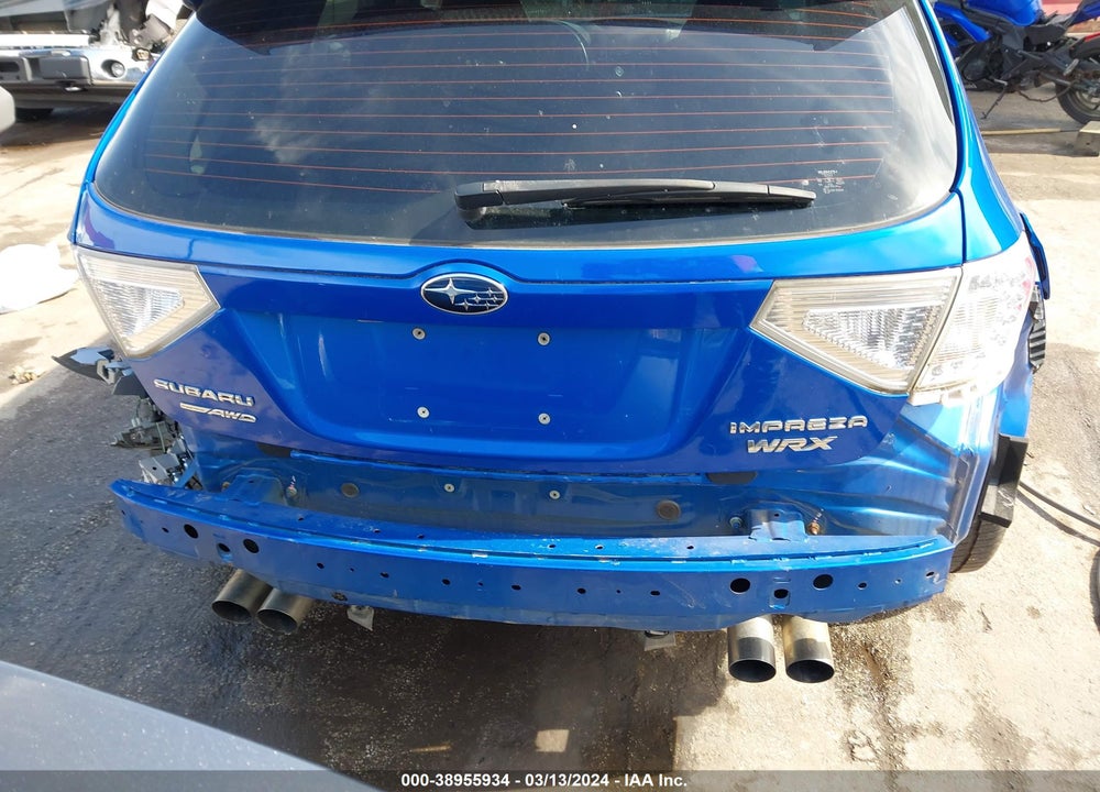 2013 SUBARU IMPREZA WRX VIN: JF1GR7E63DG873769