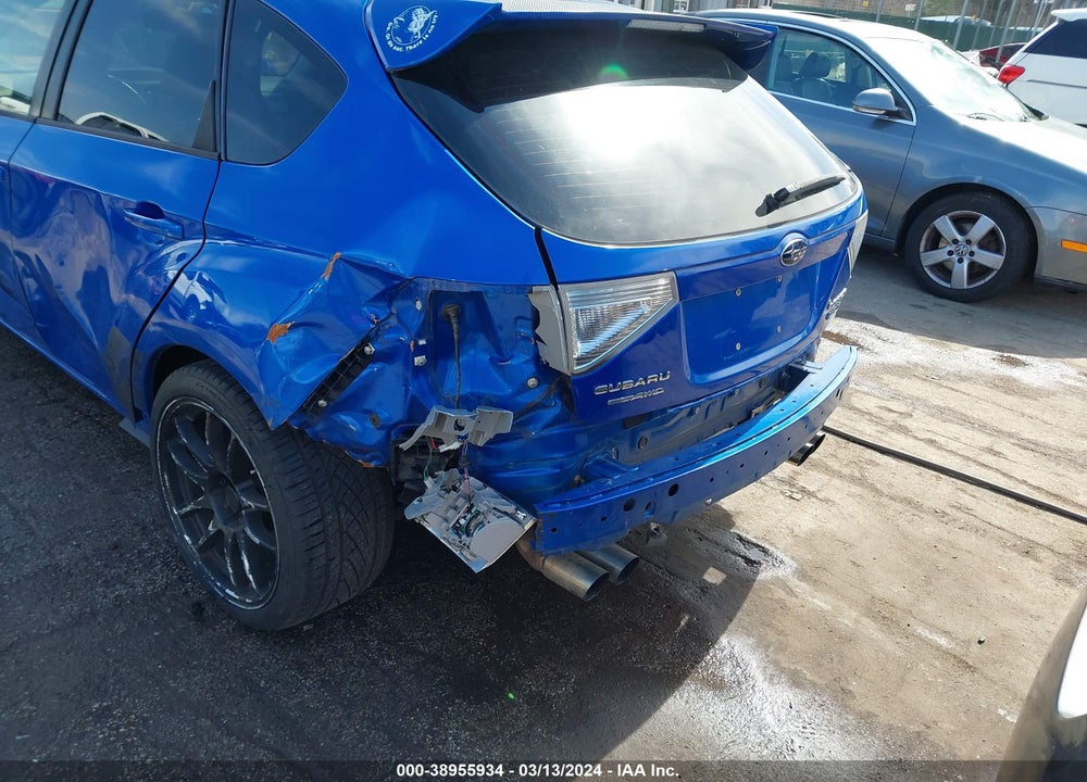 2013 SUBARU IMPREZA WRX VIN: JF1GR7E63DG873769