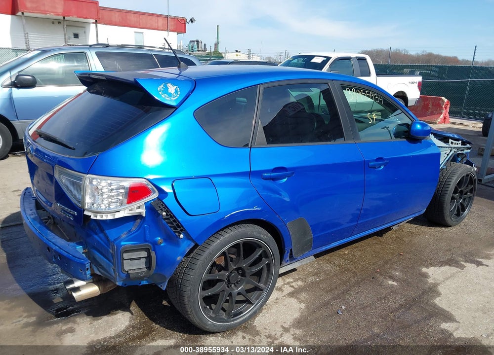 2013 SUBARU IMPREZA WRX VIN: JF1GR7E63DG873769