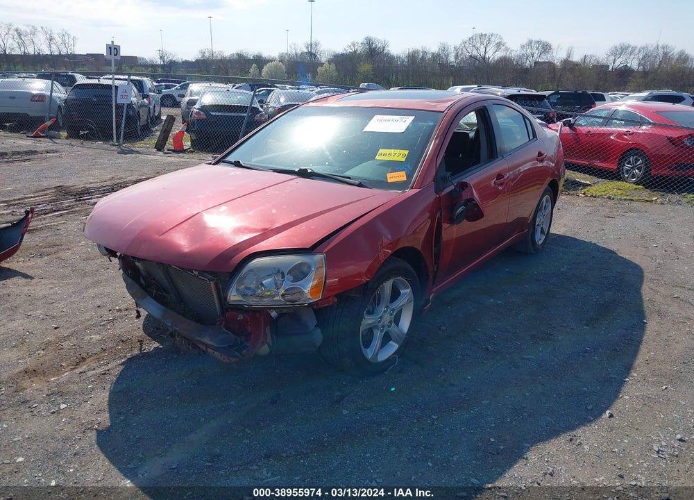 2009 MITSUBISHI GALANT ES/SPORT EDITION VIN: 4A3AB36F99E008803