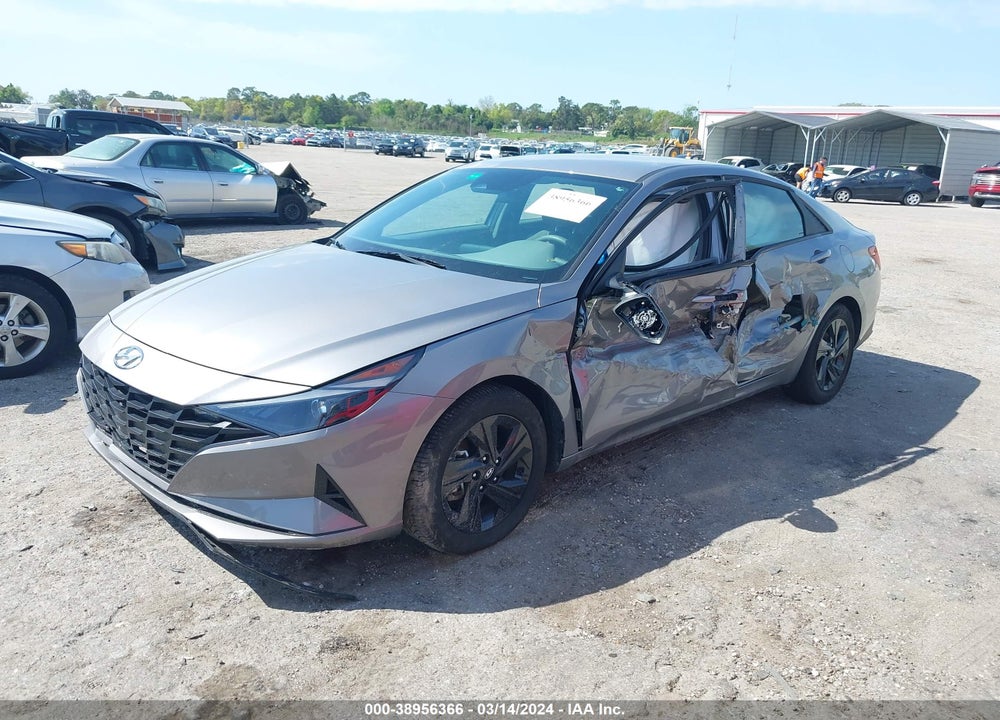 2023 HYUNDAI ELANTRA HYBRID BLUE VIN: KMHLM4AJ7PU043698