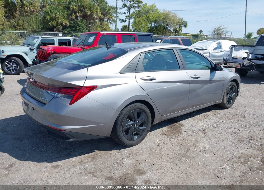2023 HYUNDAI ELANTRA HYBRID BLUE VIN: KMHLM4AJ7PU043698