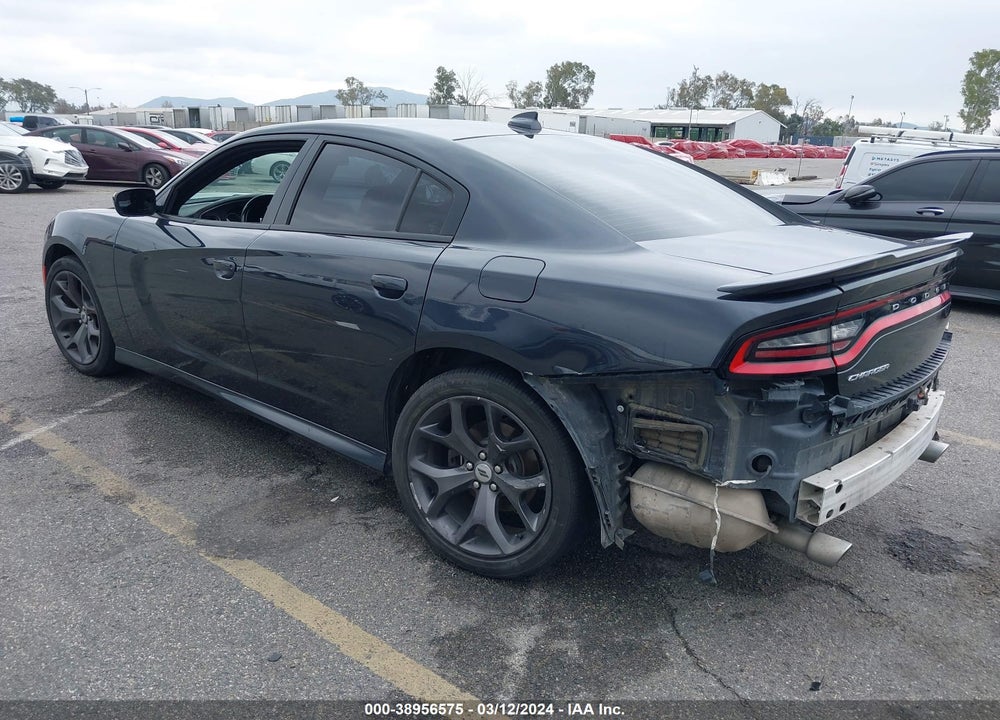 2019 DODGE CHARGER GT RWD VIN: 2C3CDXHG4KH585180