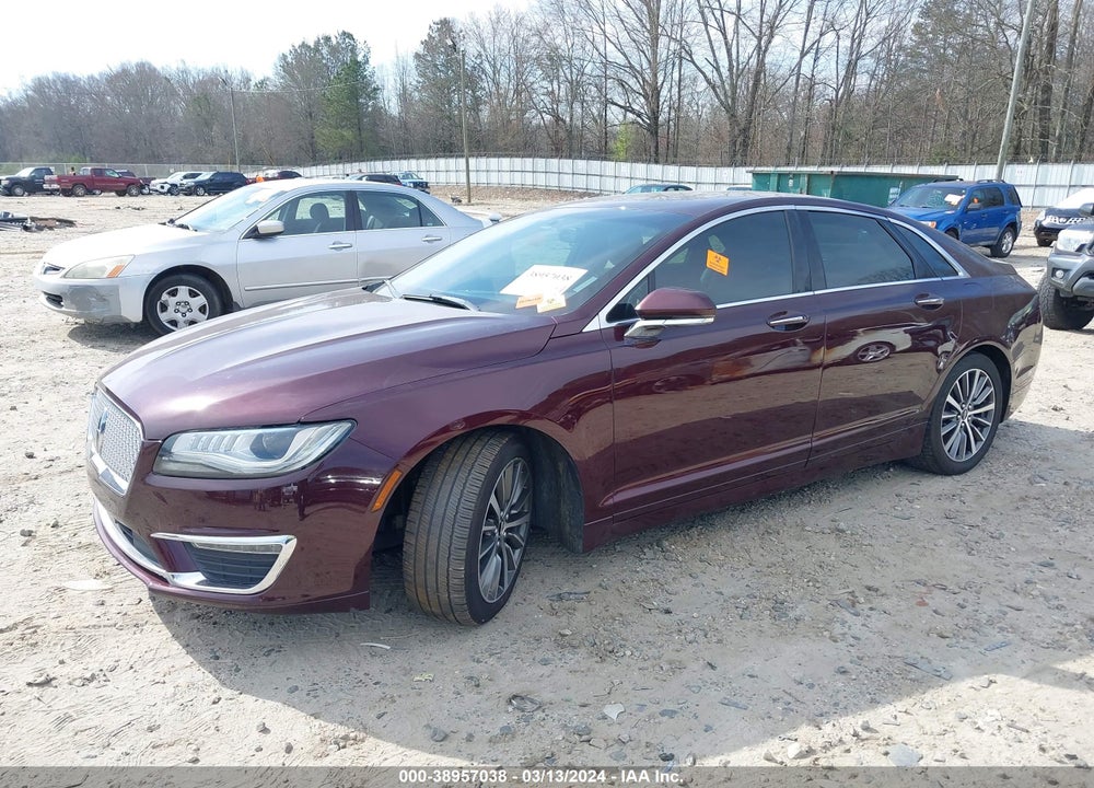 2017 LINCOLN MKZ HYBRID PREMIERE VIN: 3LN6L5KU8HR638812