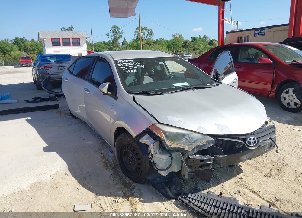2014 TOYOTA COROLLA L VIN: 2T1BURHE3EC142311