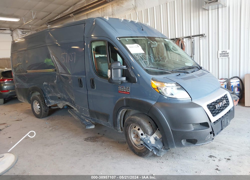 2020 RAM PROMASTER 3500 CARGO VAN HIGH ROOF 159 WB EXT VIN: 3C6URVJG5LE145134