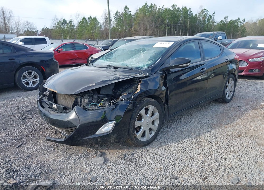 2012 HYUNDAI ELANTRA VIN: KMHDH4AEXCU321838