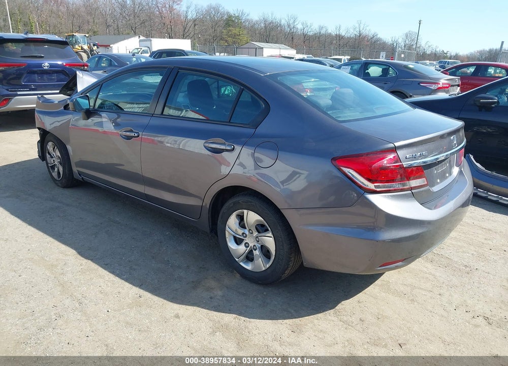 2015 HONDA CIVIC LX VIN: 19XFB2F57FE114564