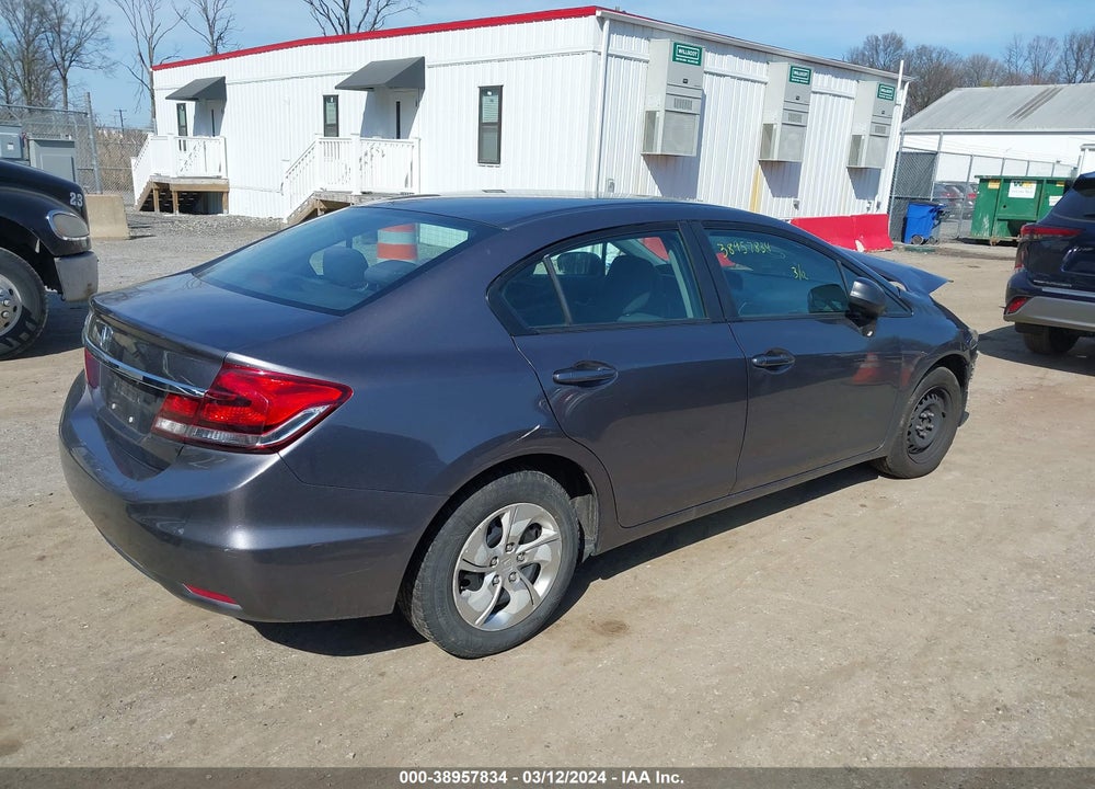 2015 HONDA CIVIC LX VIN: 19XFB2F57FE114564