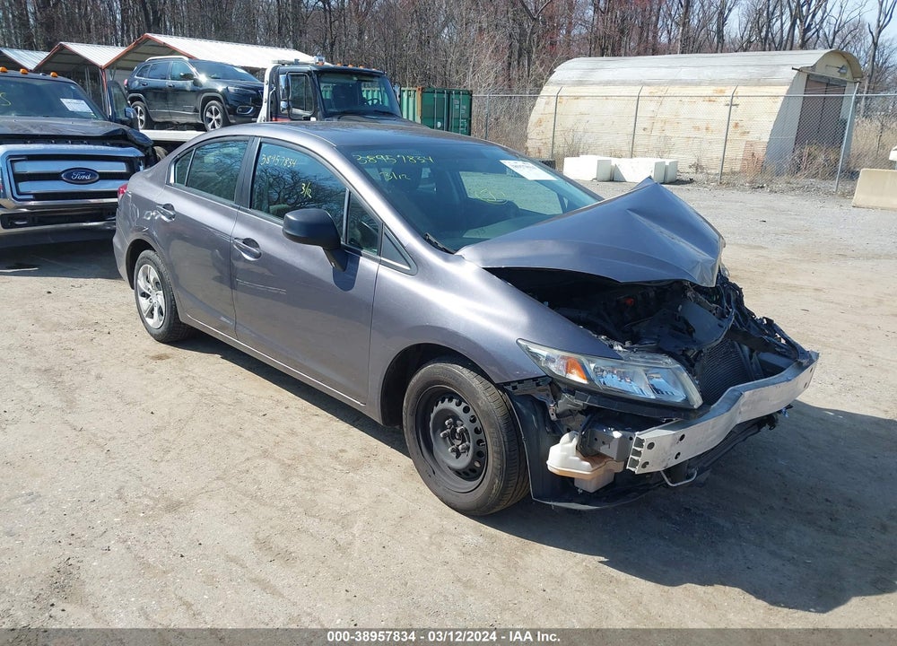 2015 HONDA CIVIC LX VIN: 19XFB2F57FE114564