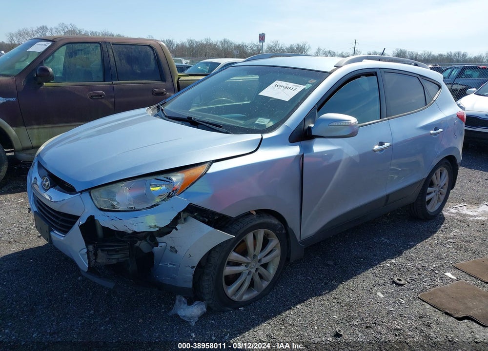 2013 HYUNDAI TUCSON LIMITED VIN: KM8JU3AC0DU694511
