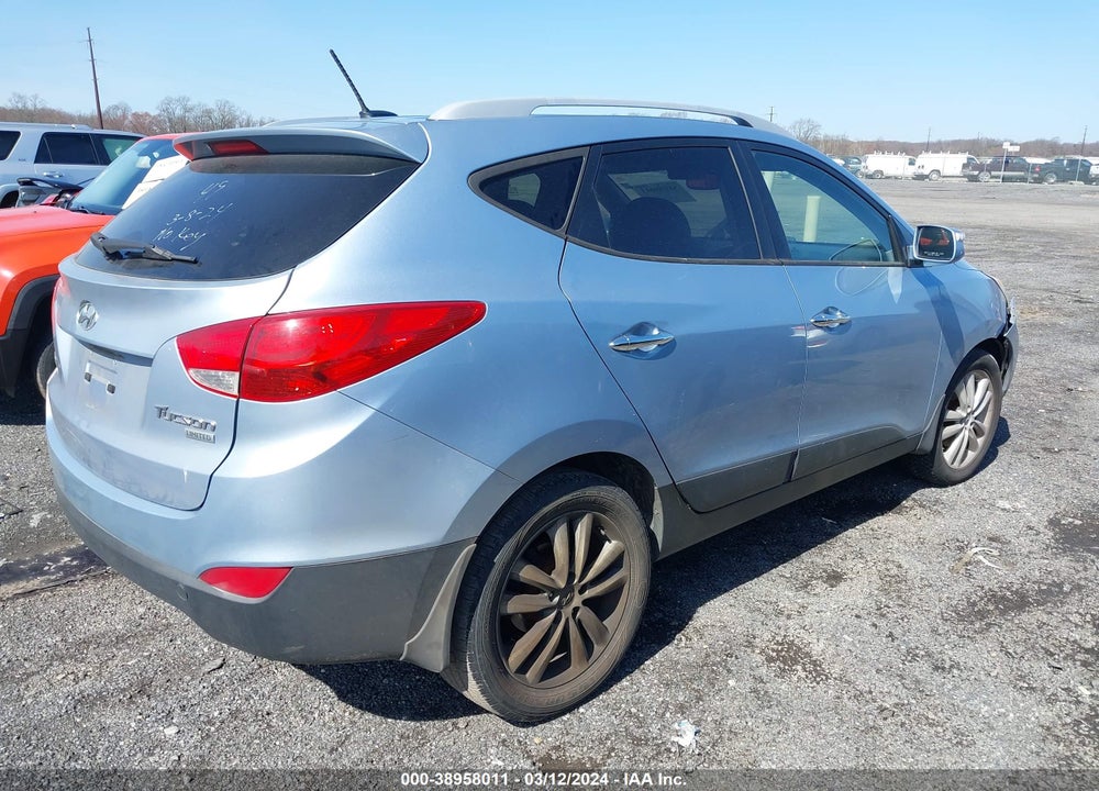 2013 HYUNDAI TUCSON LIMITED VIN: KM8JU3AC0DU694511