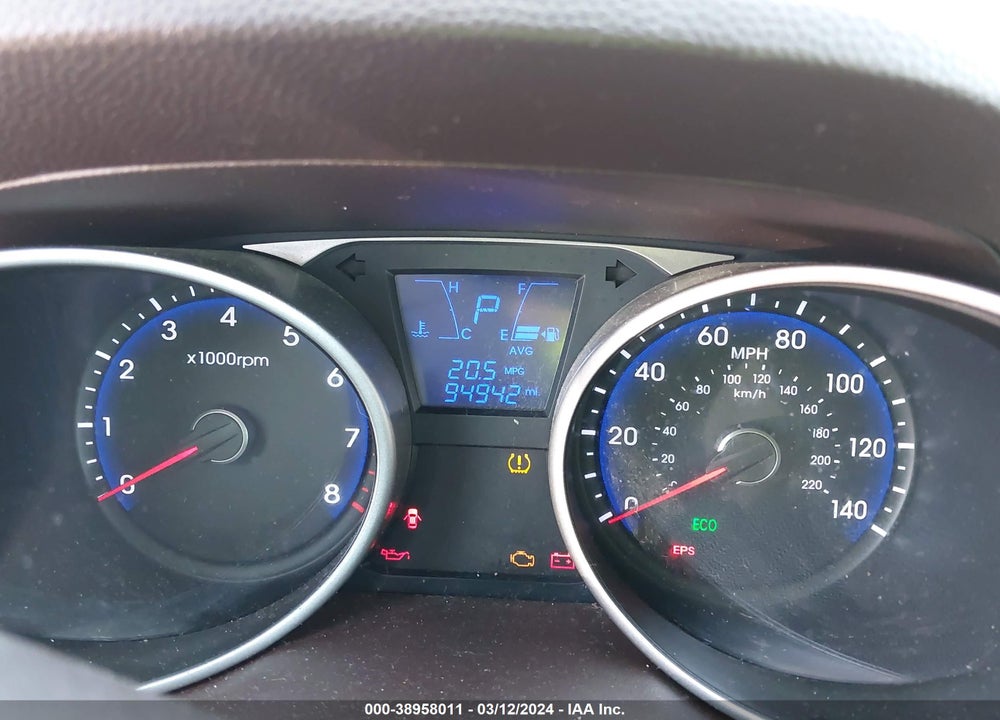 2013 HYUNDAI TUCSON LIMITED VIN: KM8JU3AC0DU694511