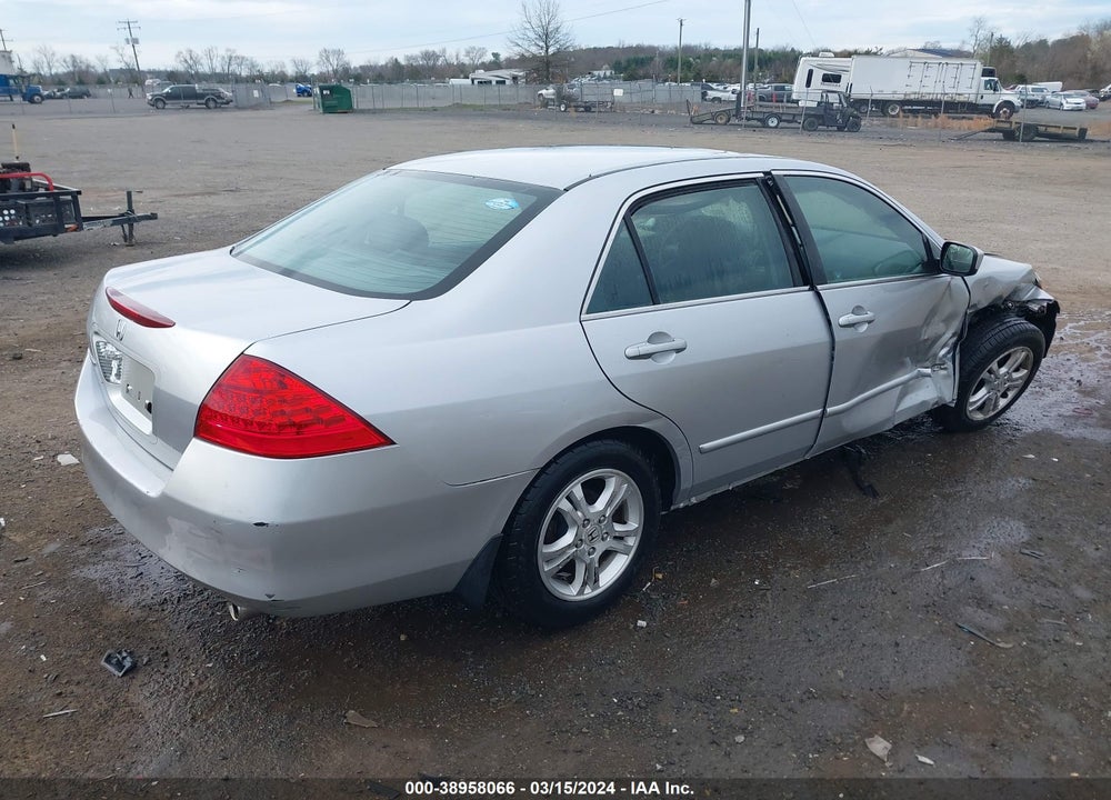 2007 HONDA ACCORD VIN: 1HGCM56727A141712