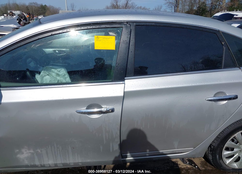 2015 NISSAN SENTRA S VIN: 3N1AB7APXFY271698