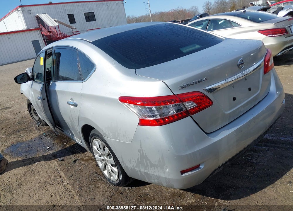 2015 NISSAN SENTRA S VIN: 3N1AB7APXFY271698