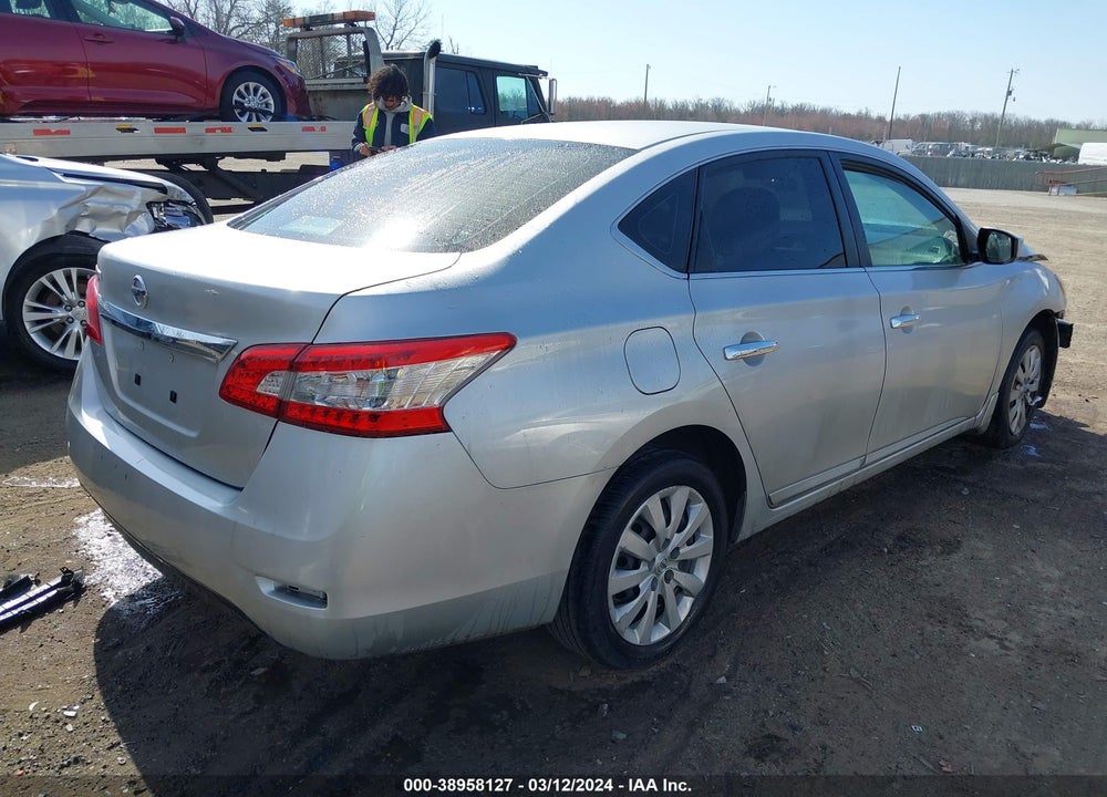2015 NISSAN SENTRA S VIN: 3N1AB7APXFY271698
