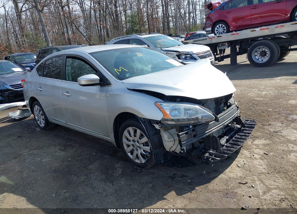 2015 NISSAN SENTRA S VIN: 3N1AB7APXFY271698