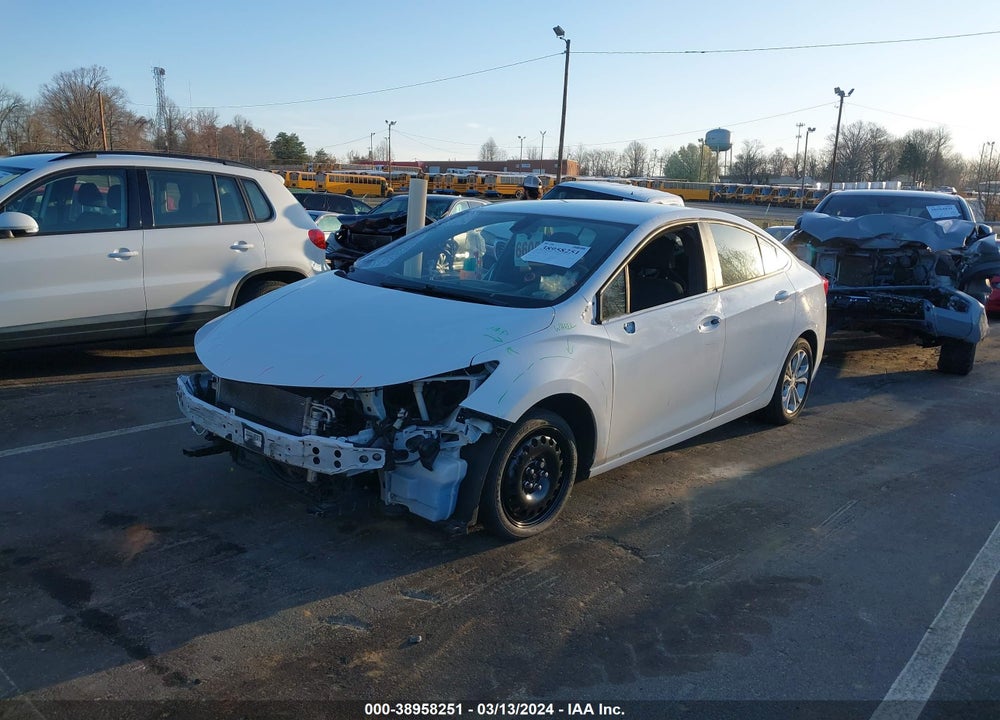 2019 CHEVROLET CRUZE LT VIN: 1G1BE5SM0K7112386