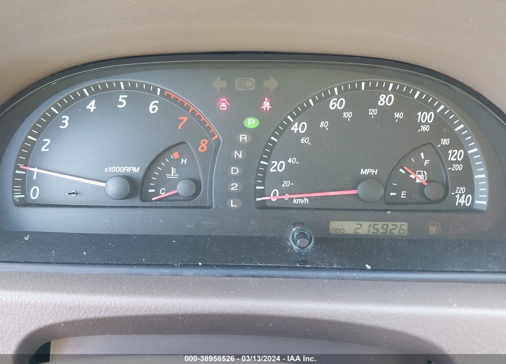 2002 TOYOTA CAMRY LE VIN: JTDBE32K220073366
