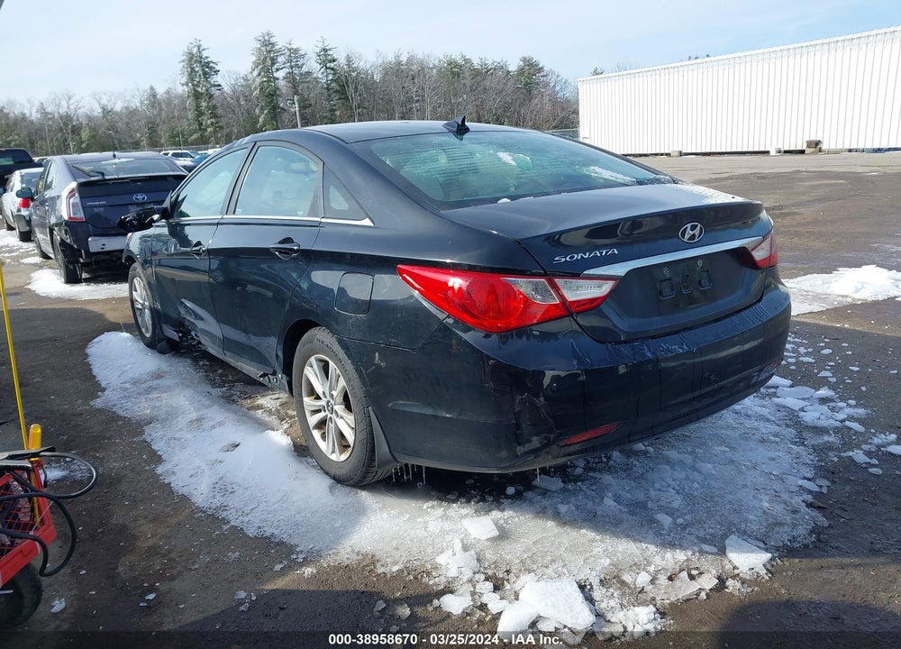 2013 HYUNDAI SONATA GLS VIN: 5NPEB4ACXDH724528