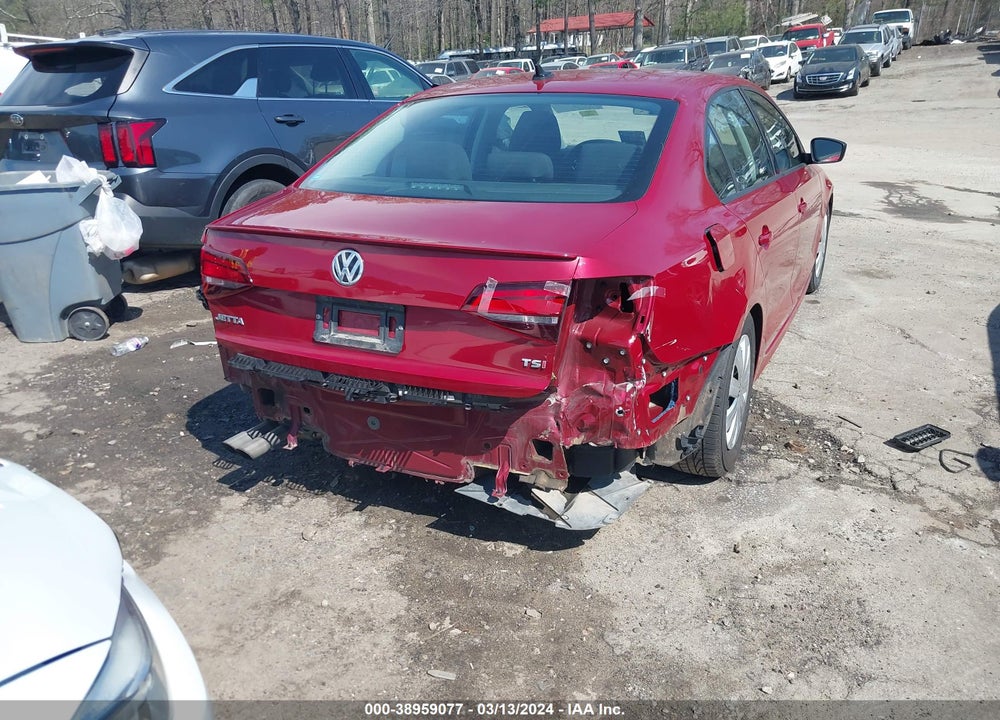 2016 VOLKSWAGEN JETTA 1.4T S VIN: 3VW267AJ7GM408667