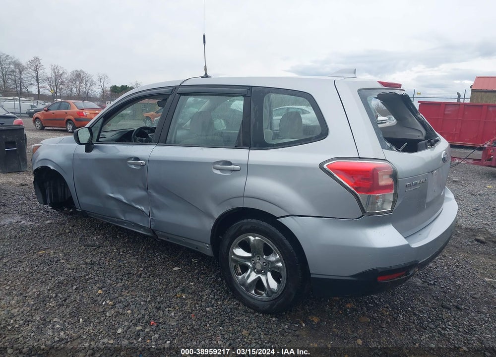 2017 SUBARU FORESTER 2.5I VIN: JF2SJAAC9HG572676