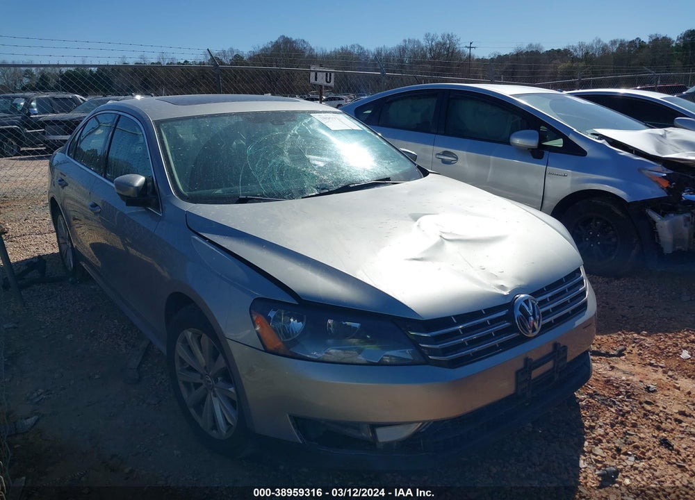 2013 VOLKSWAGEN PASSAT 2.5L SEL/2.5L SEL PREMIUM VIN: 1VWCP7A3XDC147339