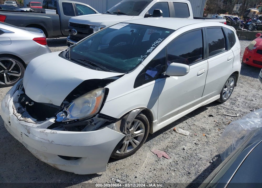 2009 HONDA FIT SPORT VIN: JHMGE88459S039740