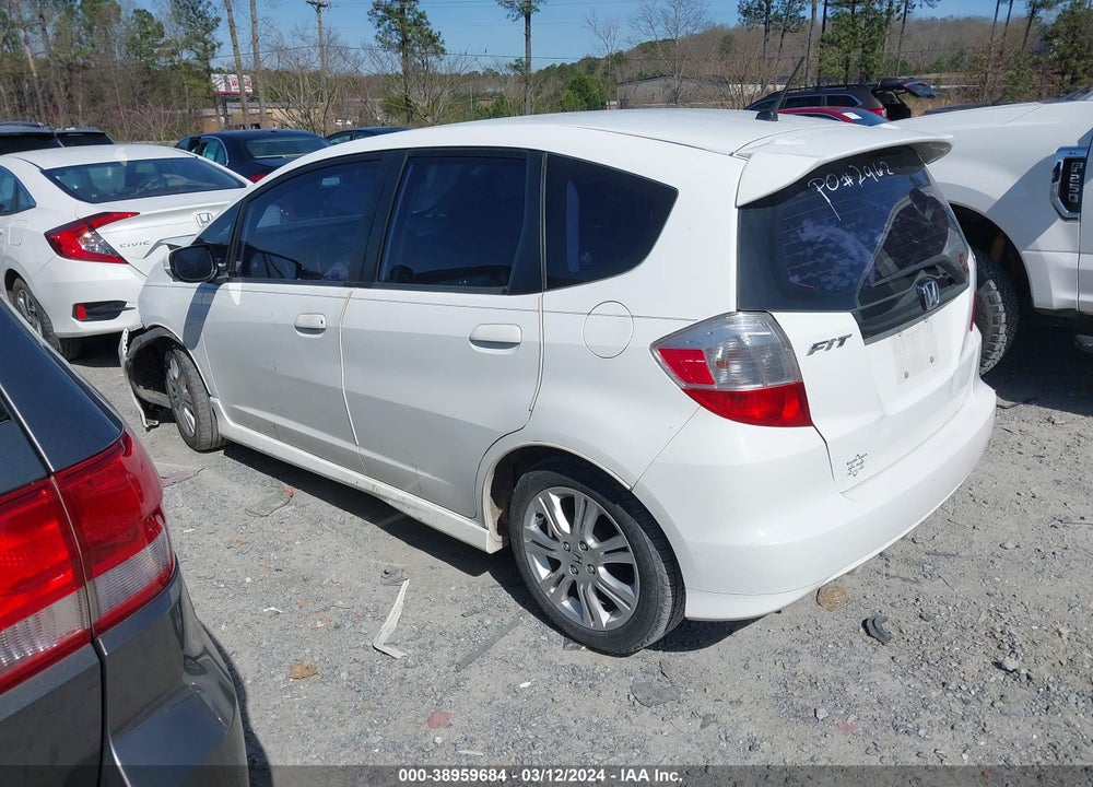 2009 HONDA FIT SPORT VIN: JHMGE88459S039740